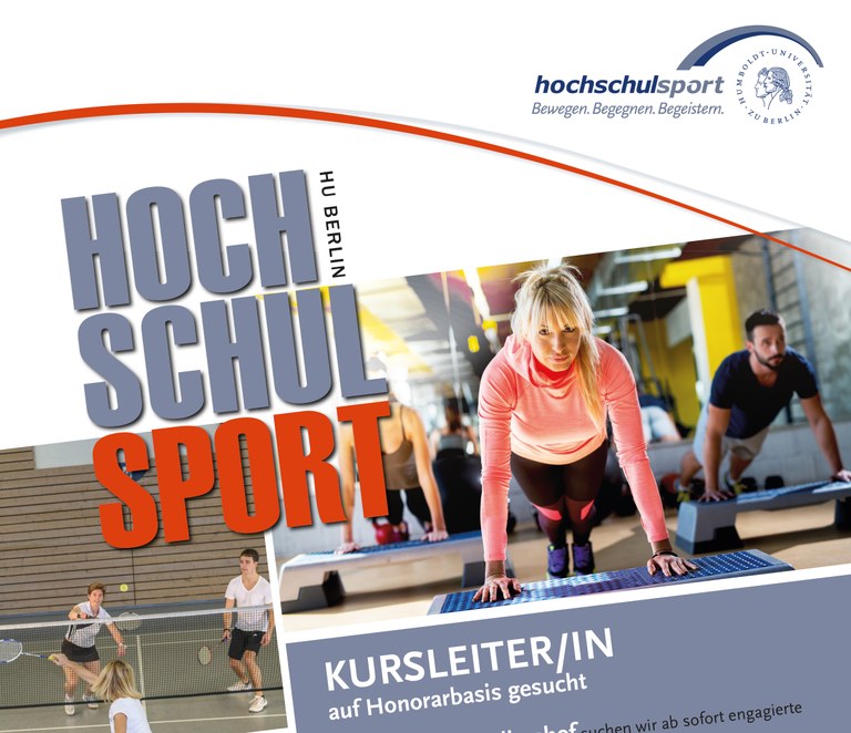 KURSLEITER*INNEN GESUCHT ! KURSLEITER*INNEN GESUCHT !