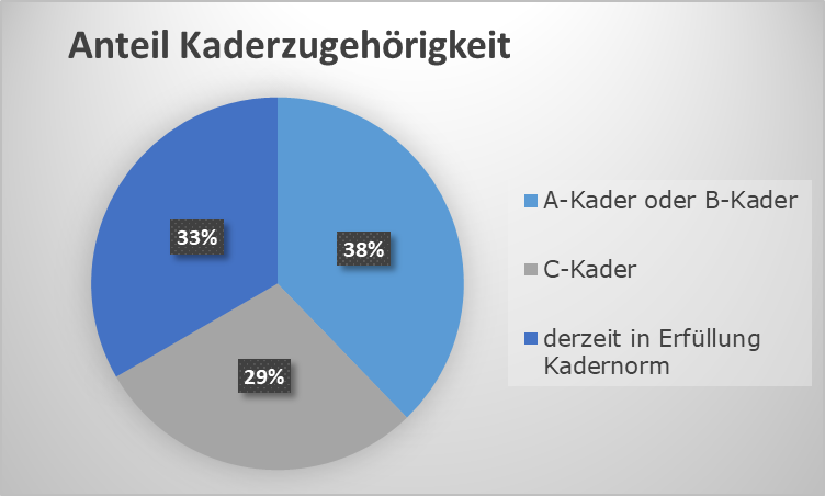 Erhebung 2016 17 Kaderzugehörigkeit