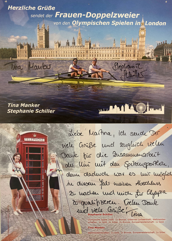 Grüße aus London Rudern